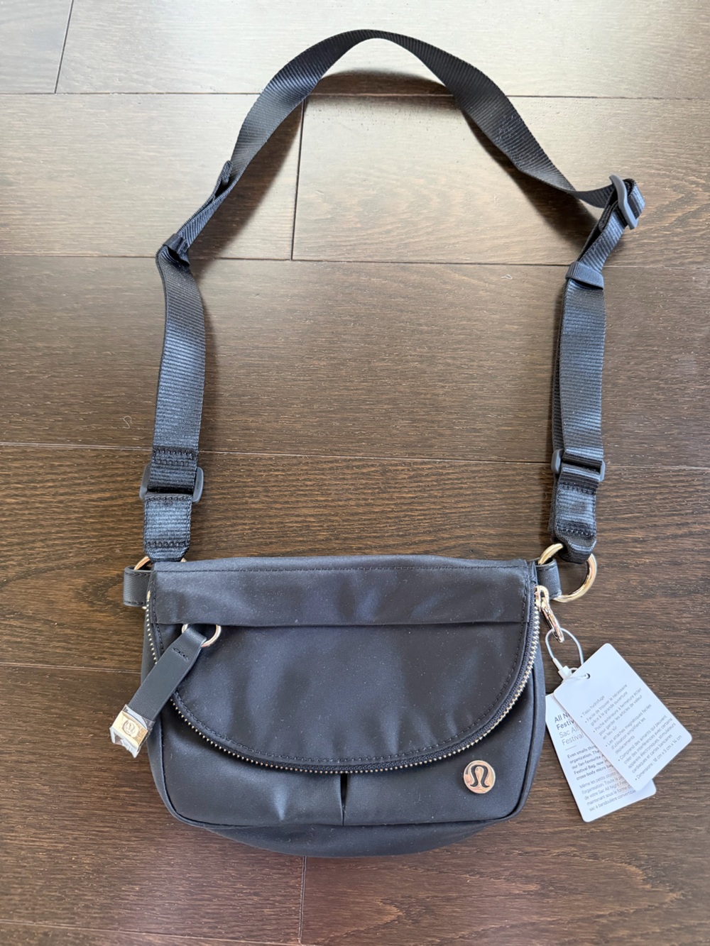Lululemon Women’s Black Festival Bag - Micro
